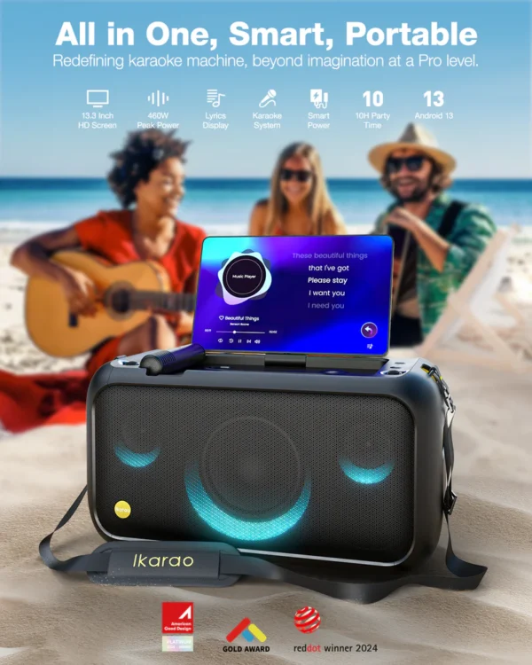 Ikarao Break X1 Smart Karaoke Speaker - Ledmart.pk