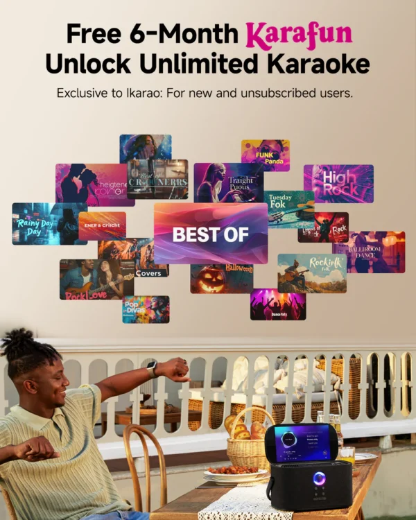 Ikarao Shell S2 Smart Karaoke Speaker - Ledmart.pk
