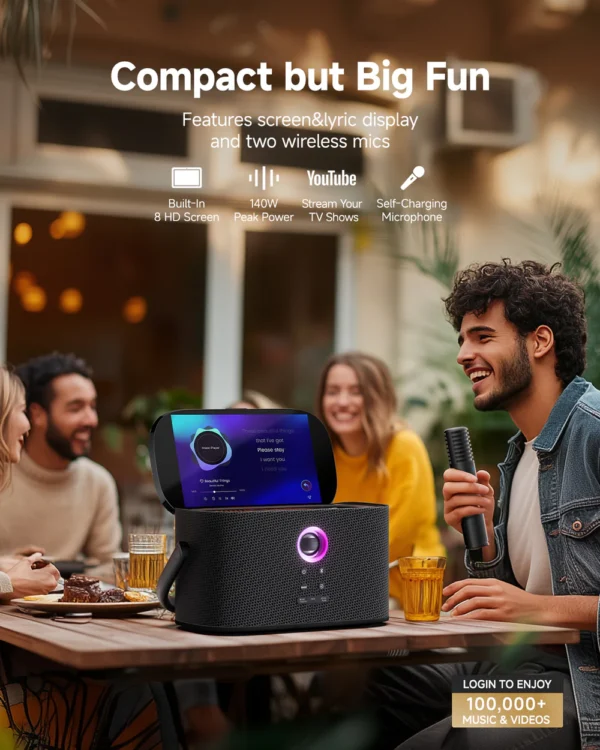 Ikarao Shell S2 Smart Karaoke Speaker - Ledmart.pk