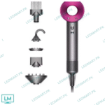 Dyson Supersonic Hair Dryer - Iron/Fuchsia - 220-240 V AC - Ledmart.pk